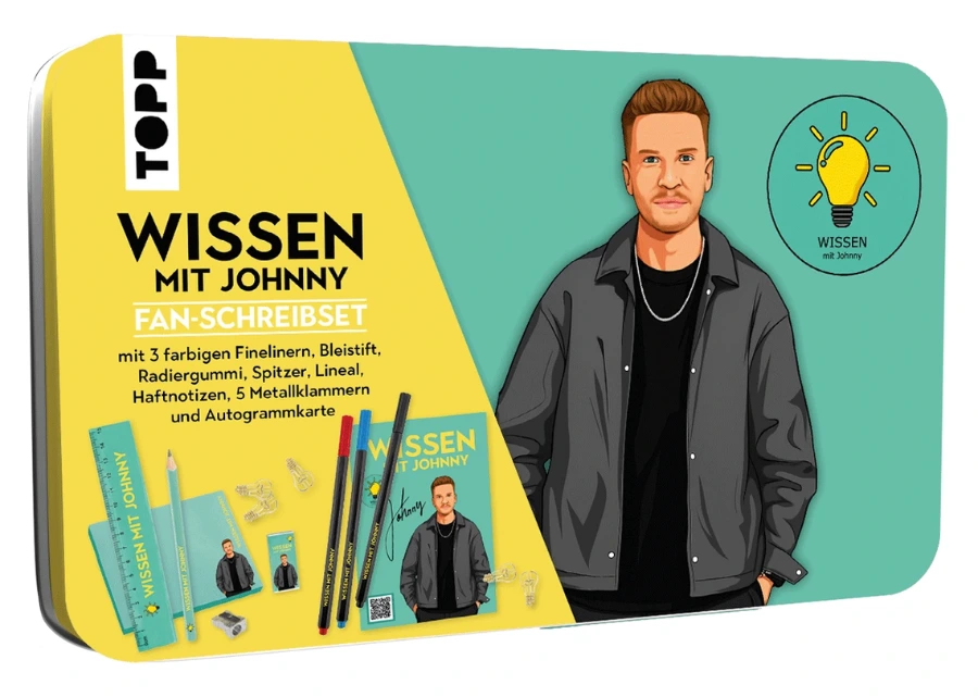 Wissen mit Johnny - Fan-Schreibset
