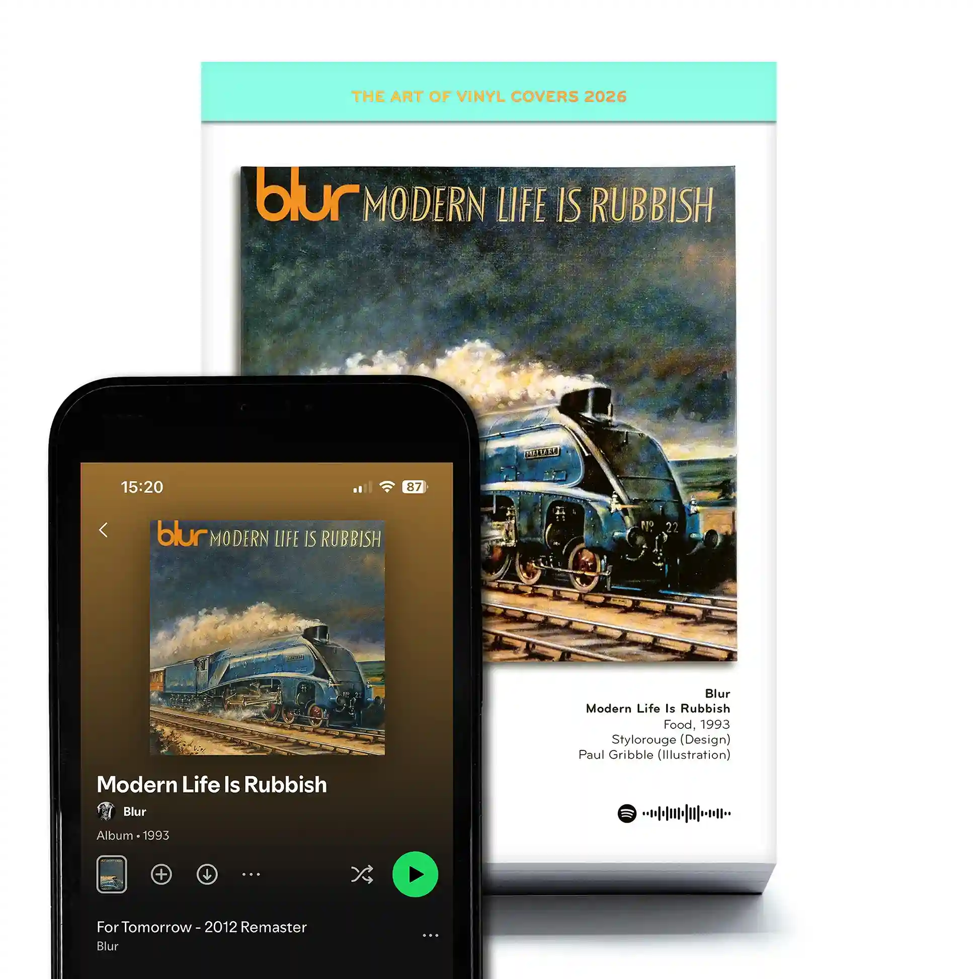 The Art of Vinyl Covers Kalender zwei null zwei sechs Spotify Code