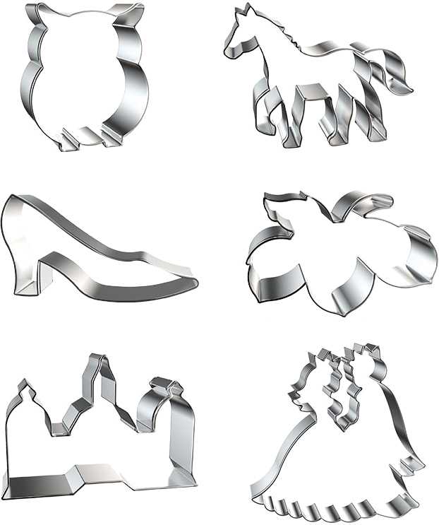 Drei Haselnüsse für Aschenbrödel - Ausstechförmchen (6er Set)