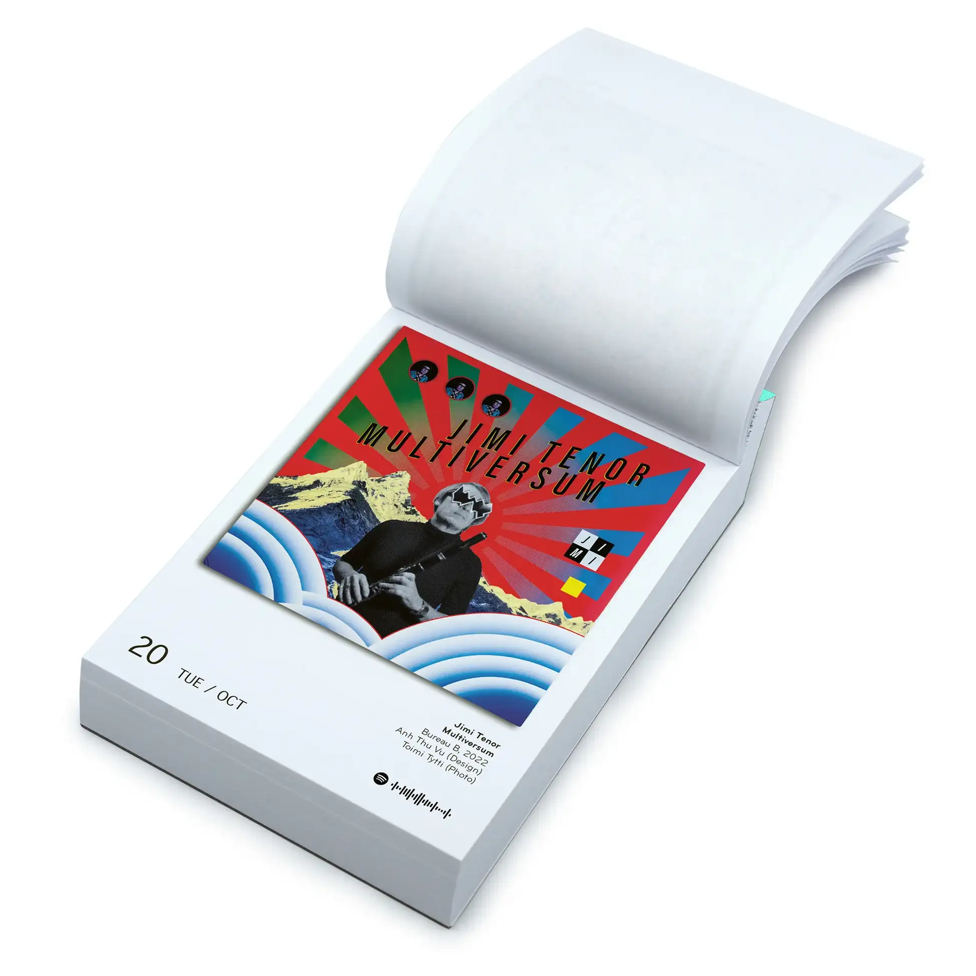 the art of vinyl covers kalender zwei null zwei sechs beispielseite oktober liegend