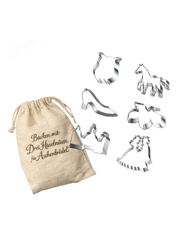 Drei Haselnüsse für Aschenbrödel - Ausstechförmchen (6er Set)