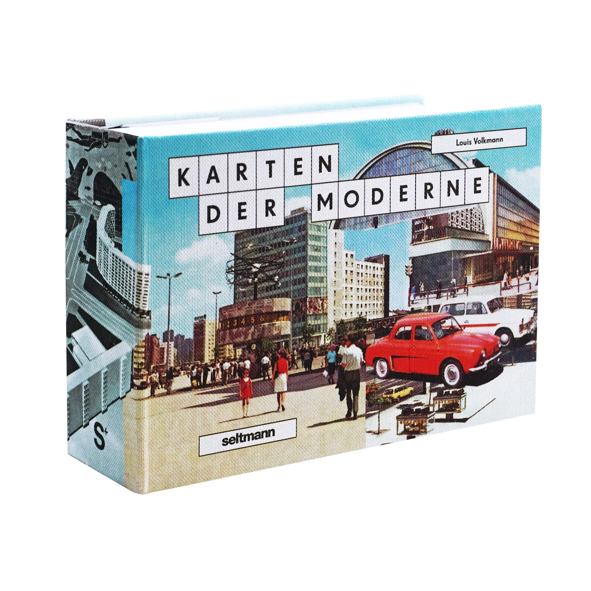 Karten der Moderne - Hardcoverbuch mit 100 Ansichtskarten aus der DDR
