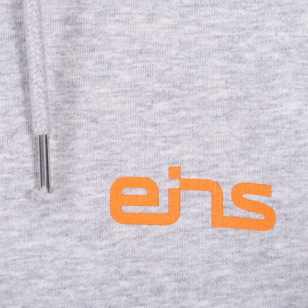 eins hoodie grau logo