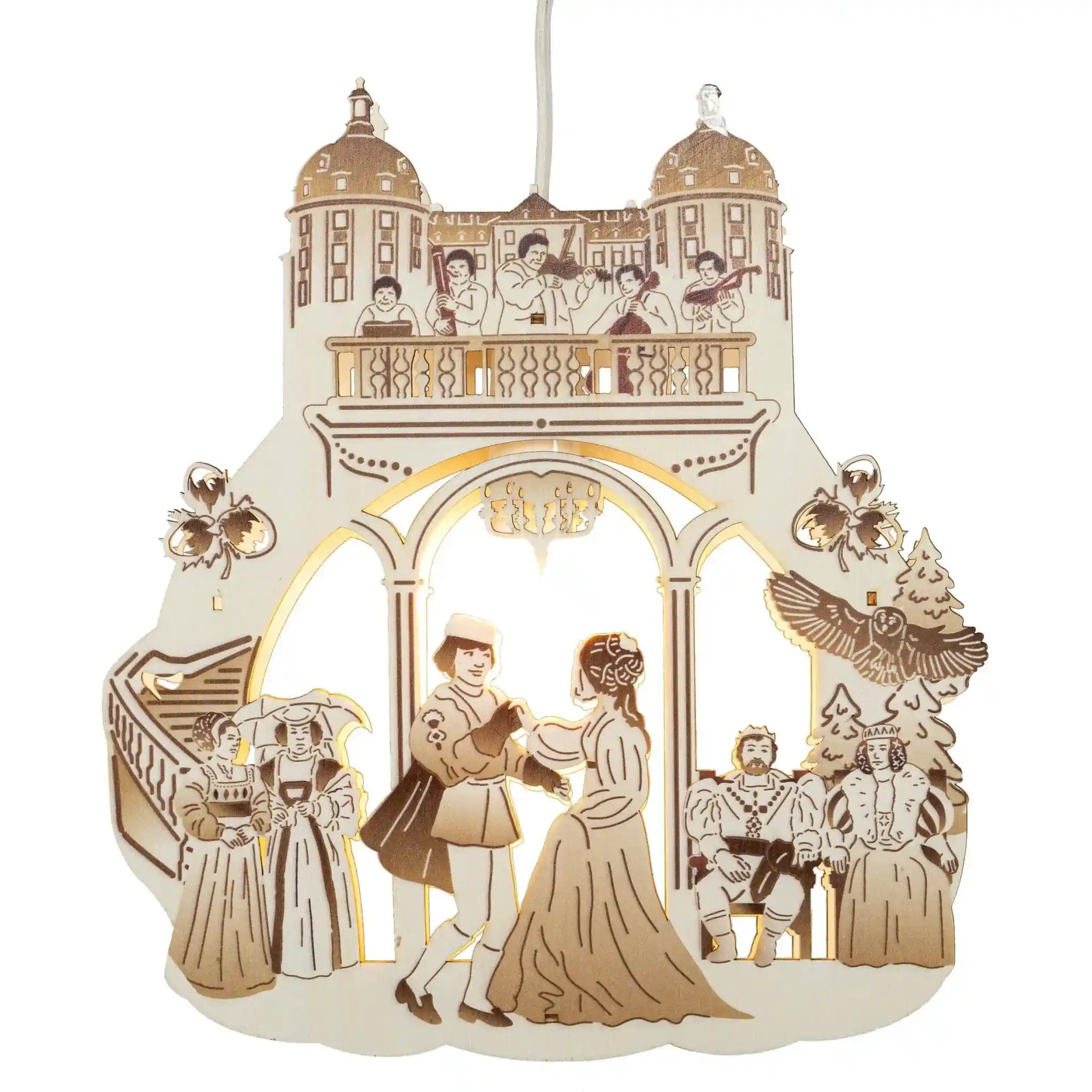 Drei Haselnüsse für Aschenbrödel - LED-Fensterlicht