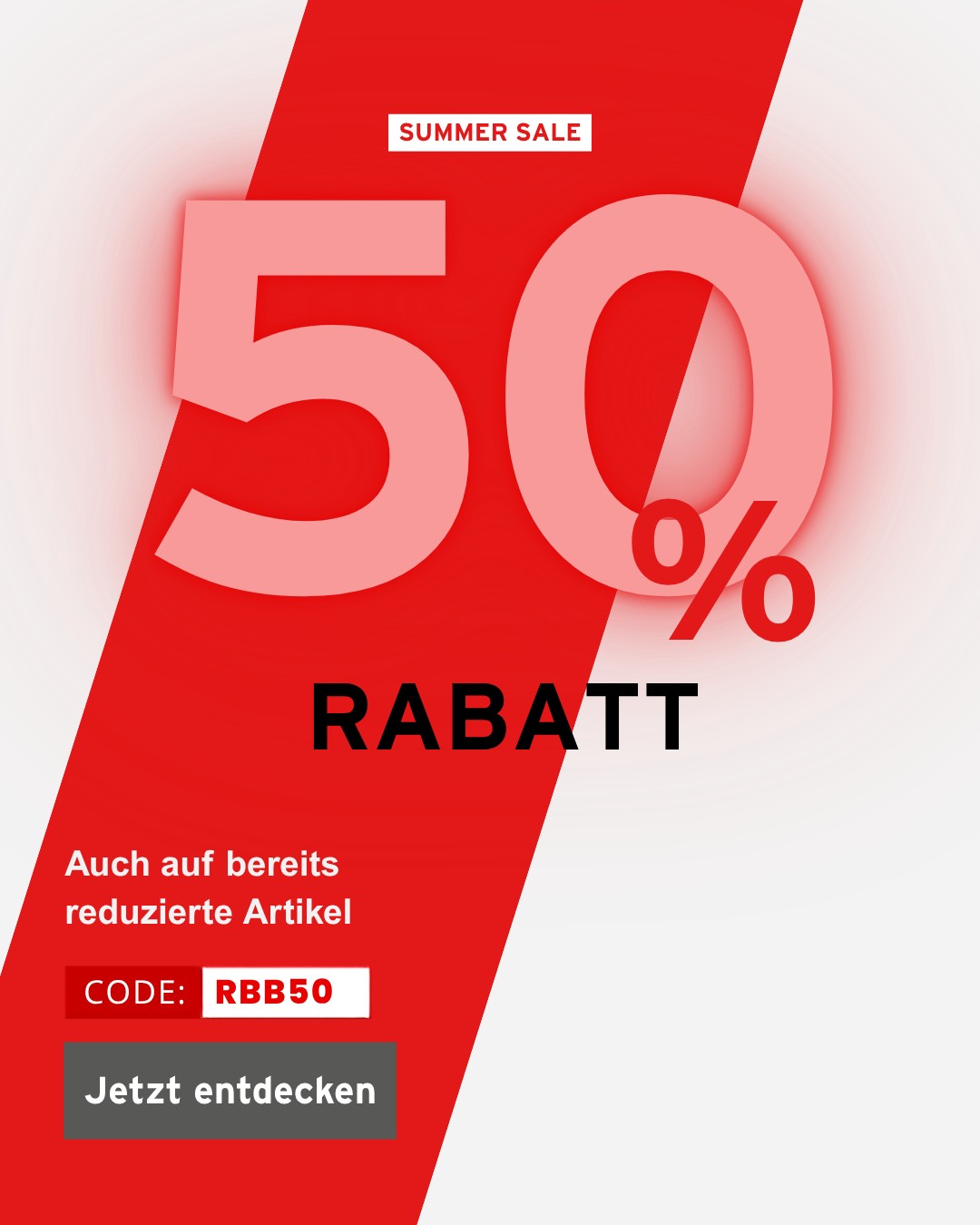 SUMMER SALE im rbb Shop