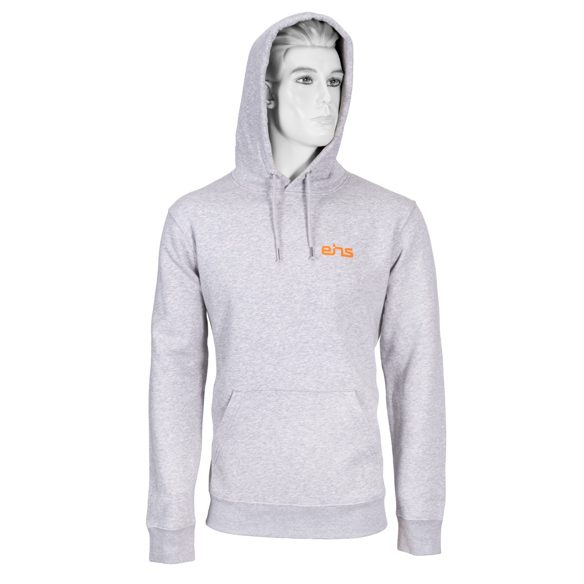 zwei drei fÃ¼nf neun neun eins hoodie grau front kapuze