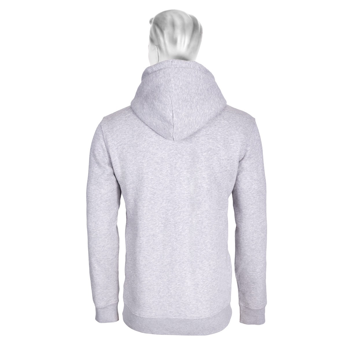 zwei drei fÃ¼nf neun sieben eins hoodie grau rueckseite