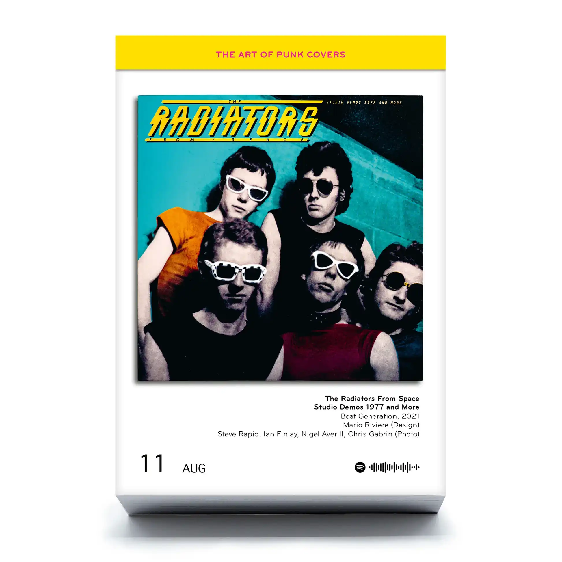 the art of punk covers vol 2 kalender beispielseite august