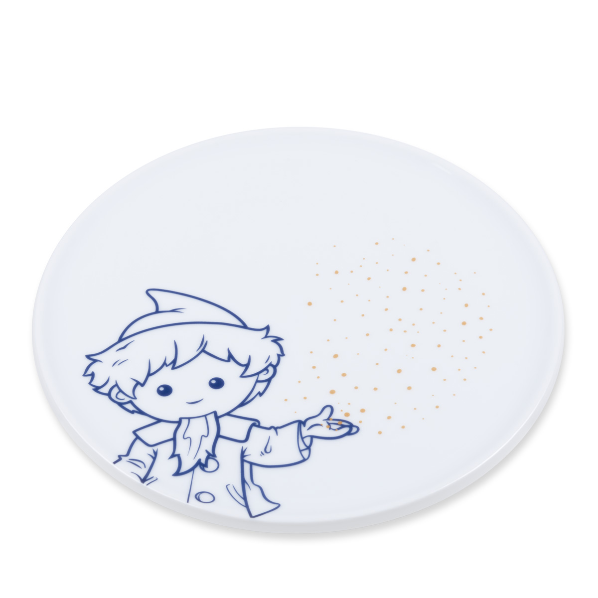 Reichenbach Teller Prozellan Sandmann Seitenansicht