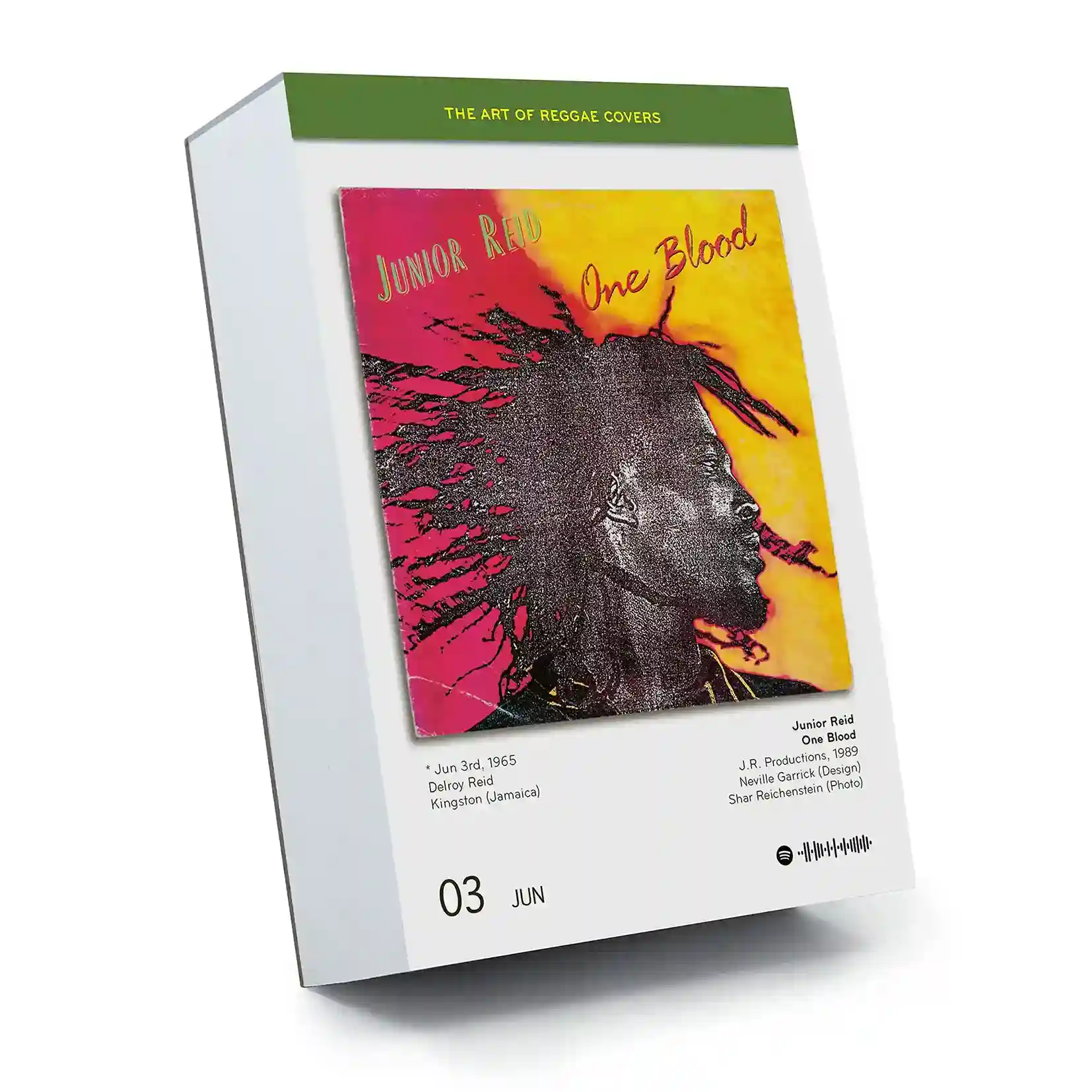 the art of reggae covers kalender beispielseite juni schrägansicht