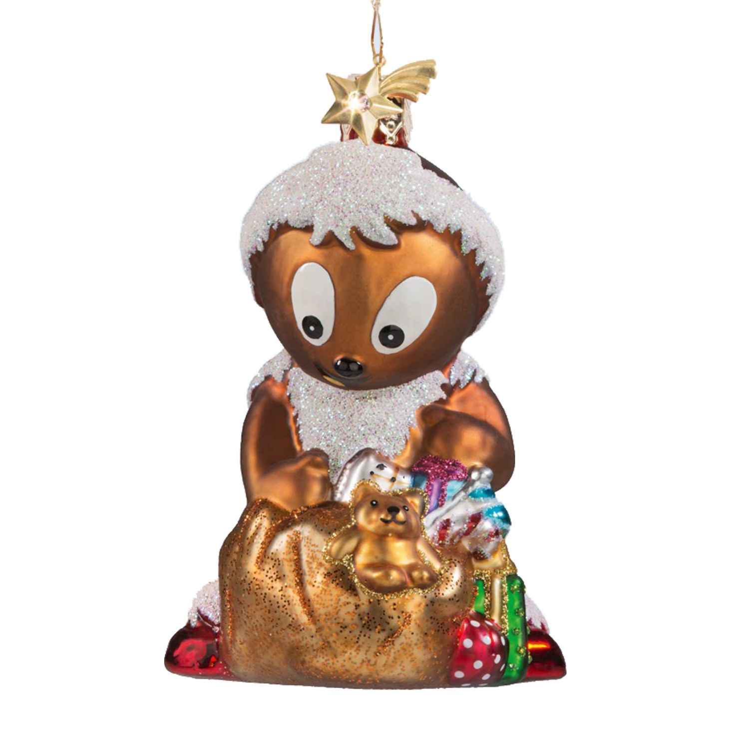 Pitti Weihnachtsmann Wohlfahrt ausgeschnitten