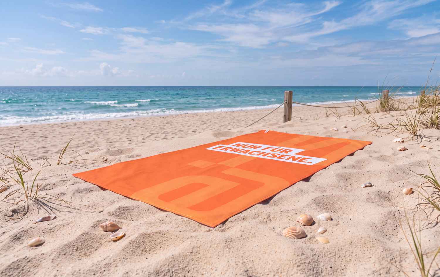 radioeins - Badetuch - Nur für Erwachsene - Handtuch am Strand