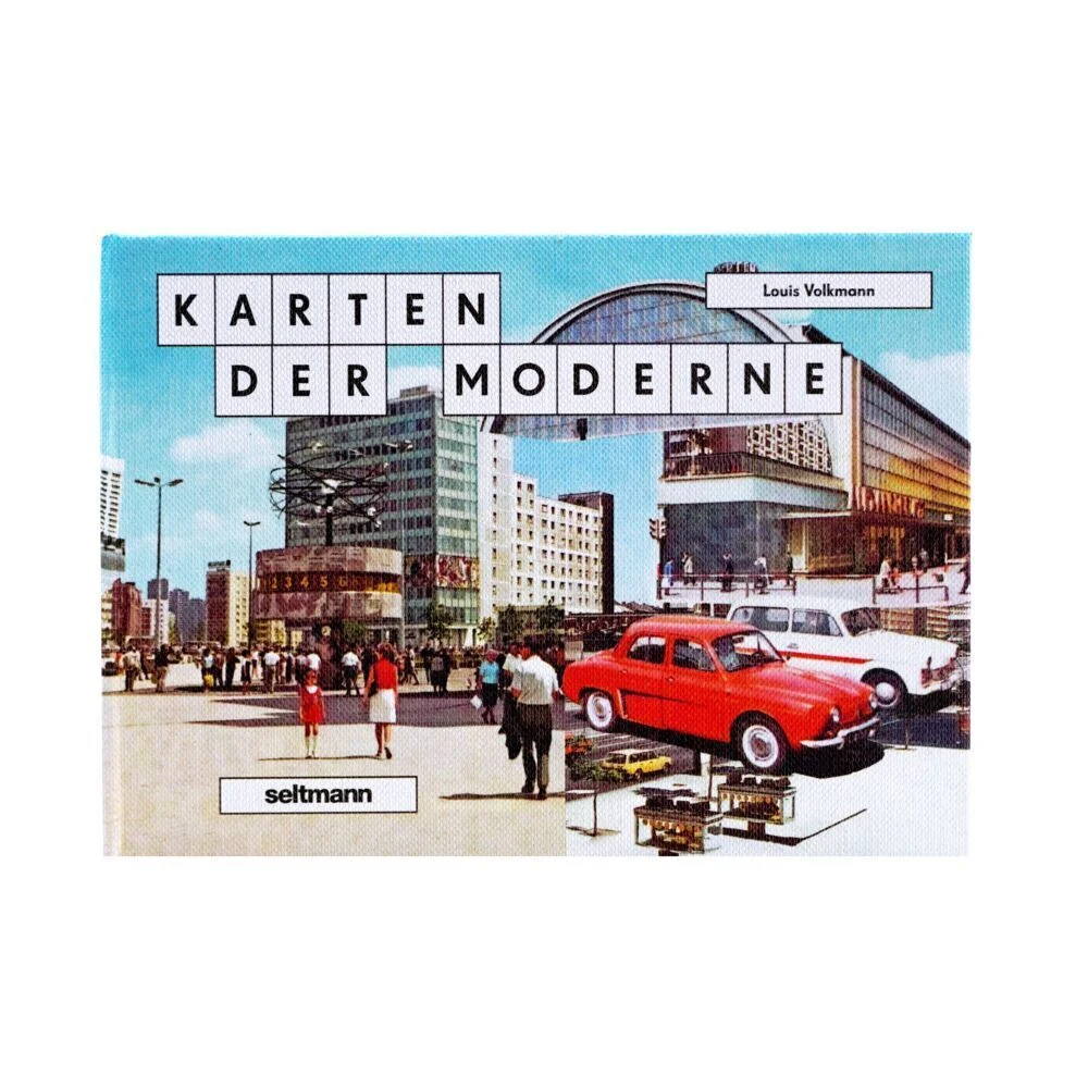 Karten der Moderne - Hardcoverbuch mit 100 Ansichtskarten aus der DDR