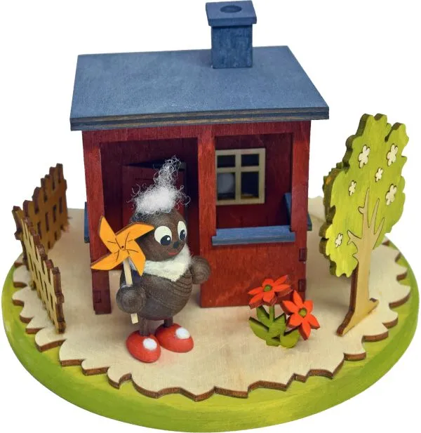 Pittiplatsch - Gartenlaube mit LED-Teelicht 