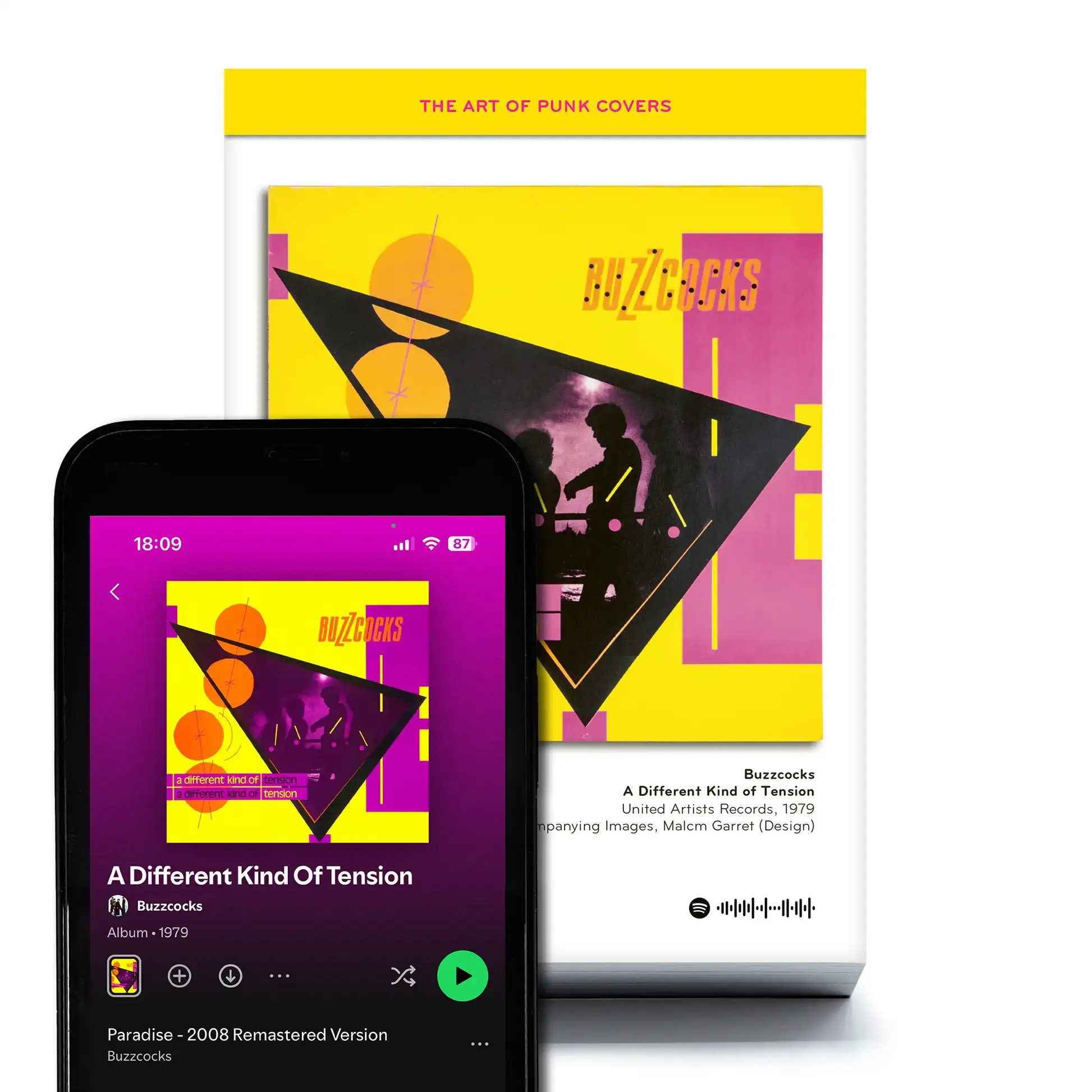 the art of punk covers vol 2 kalender spotify code