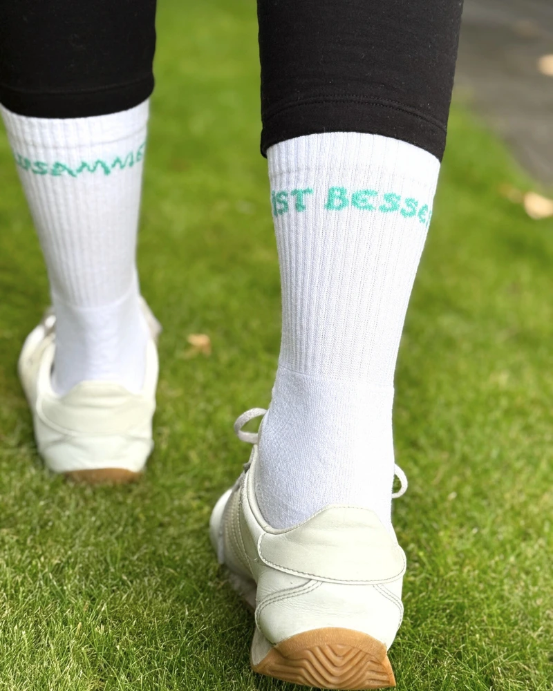 Zusammen ist besser Socken Rückseite