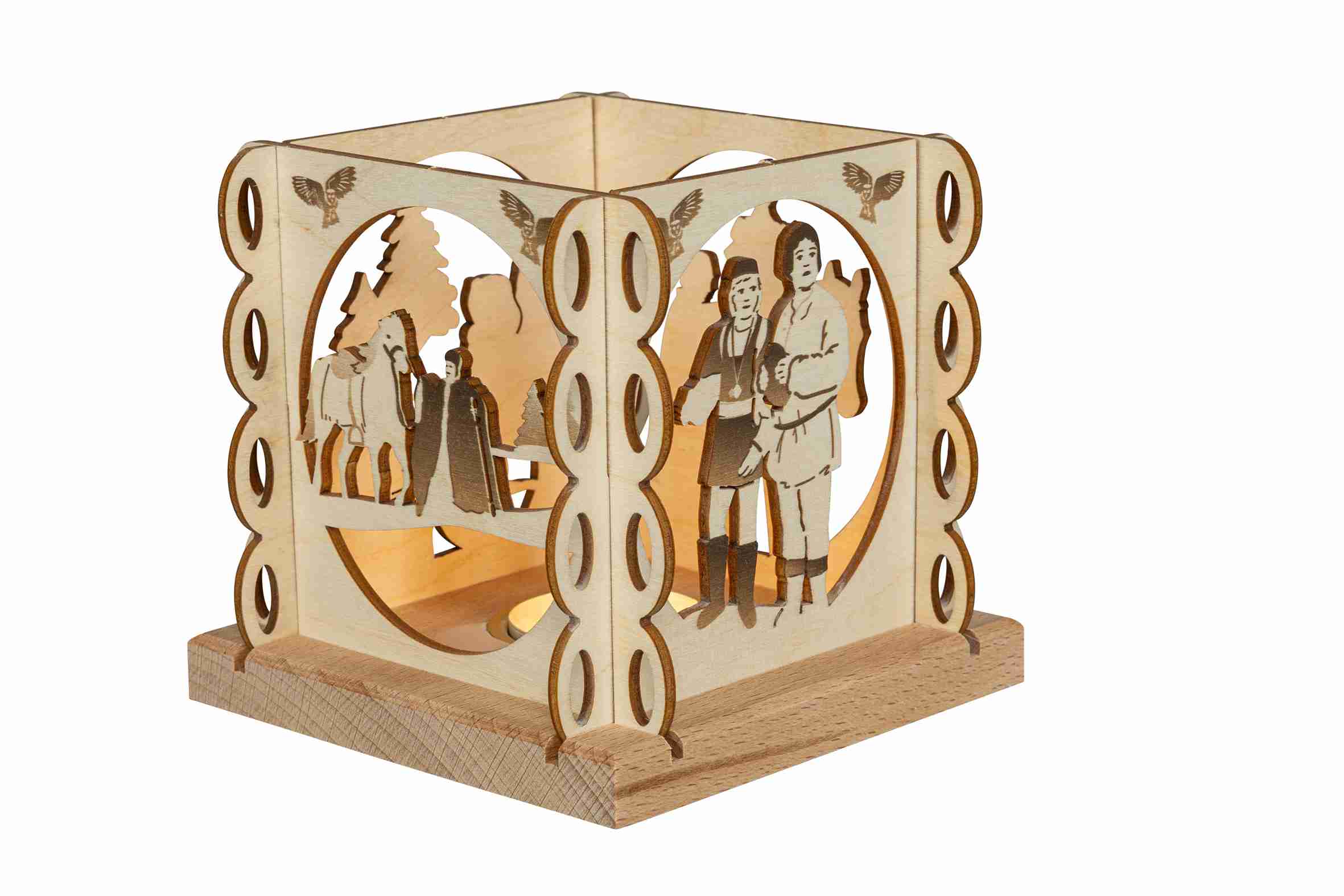 Drei Haselnüsse für Aschenbrödel - Laterne für 1 Teelicht (Limitierte Edition 2025)