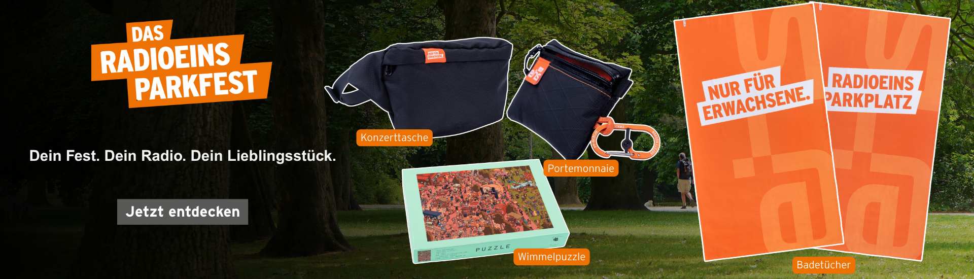 Das radioeins Parkfest 2026 Merchandise