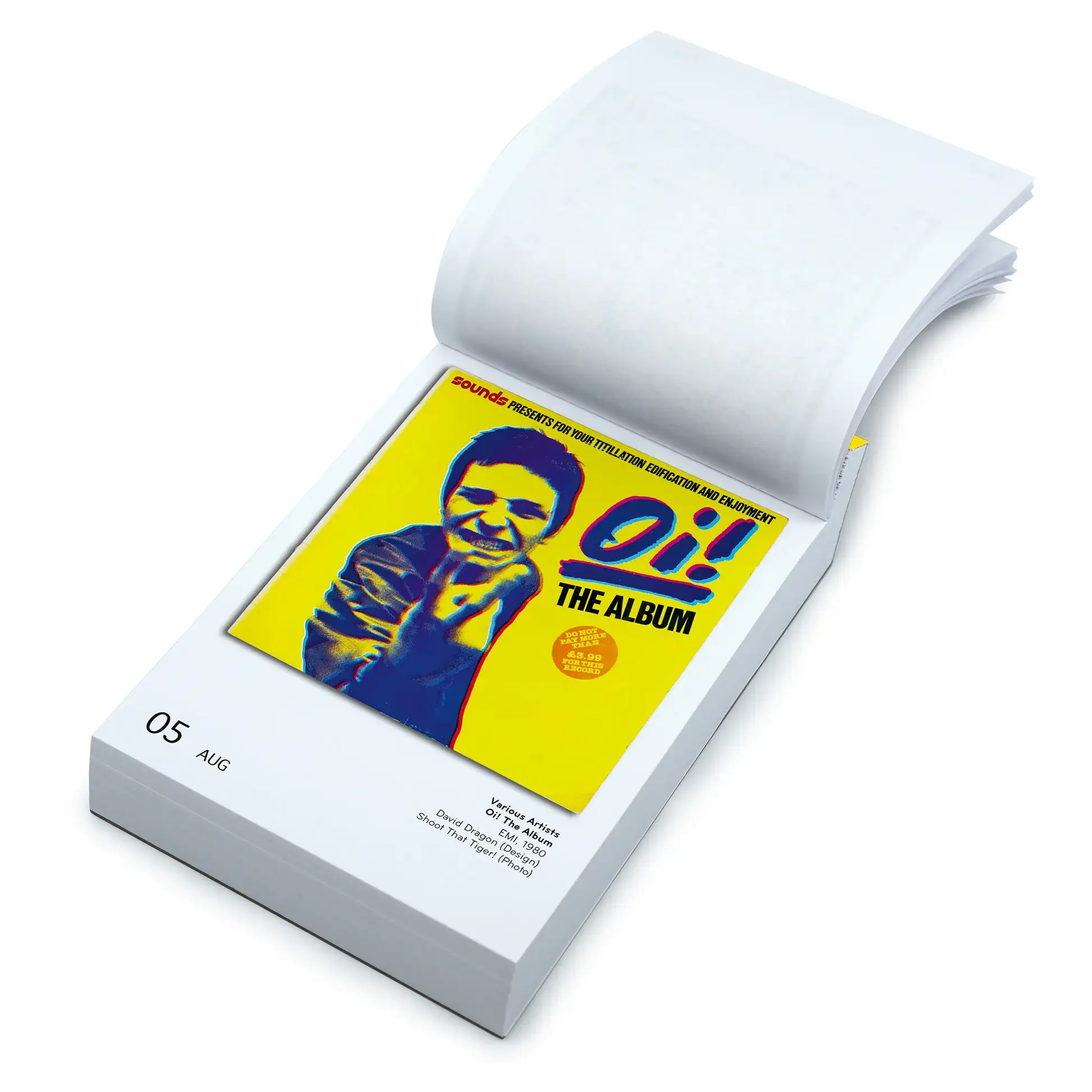 the art of punk covers vol 2 kalender beispielseite august liegend