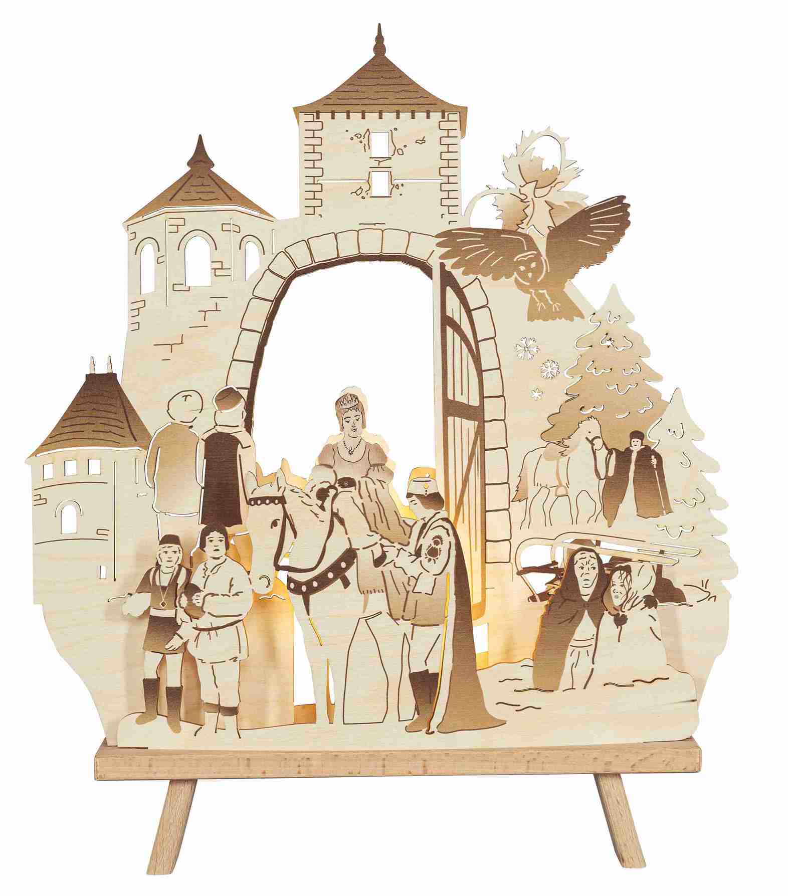 Drei Haselnüsse für Aschenbrödel - LED-Dekoleuchter (Limitierte Edition 2025)