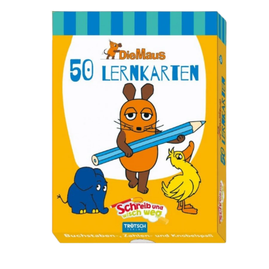 Lernkarten mit der Maus für Schulkinder