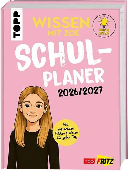 Wissen mit Zoe - Schulplaner 2026/2027 - Cover