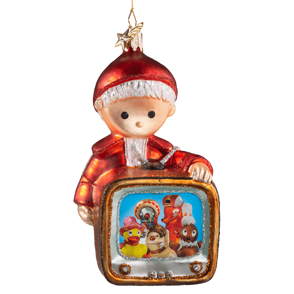 Unser Sandm nnchen mit Fernseher Kaethe Wohlfahrt Weihnachtsschmuckqineunn Y Oeins Gw Hacht Ni