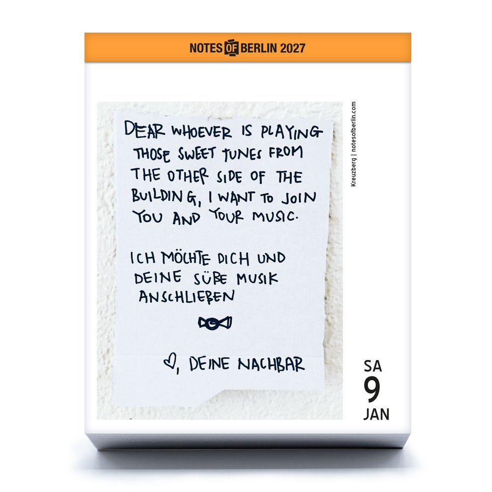 Notes of Berlin 2027 (Kalender)