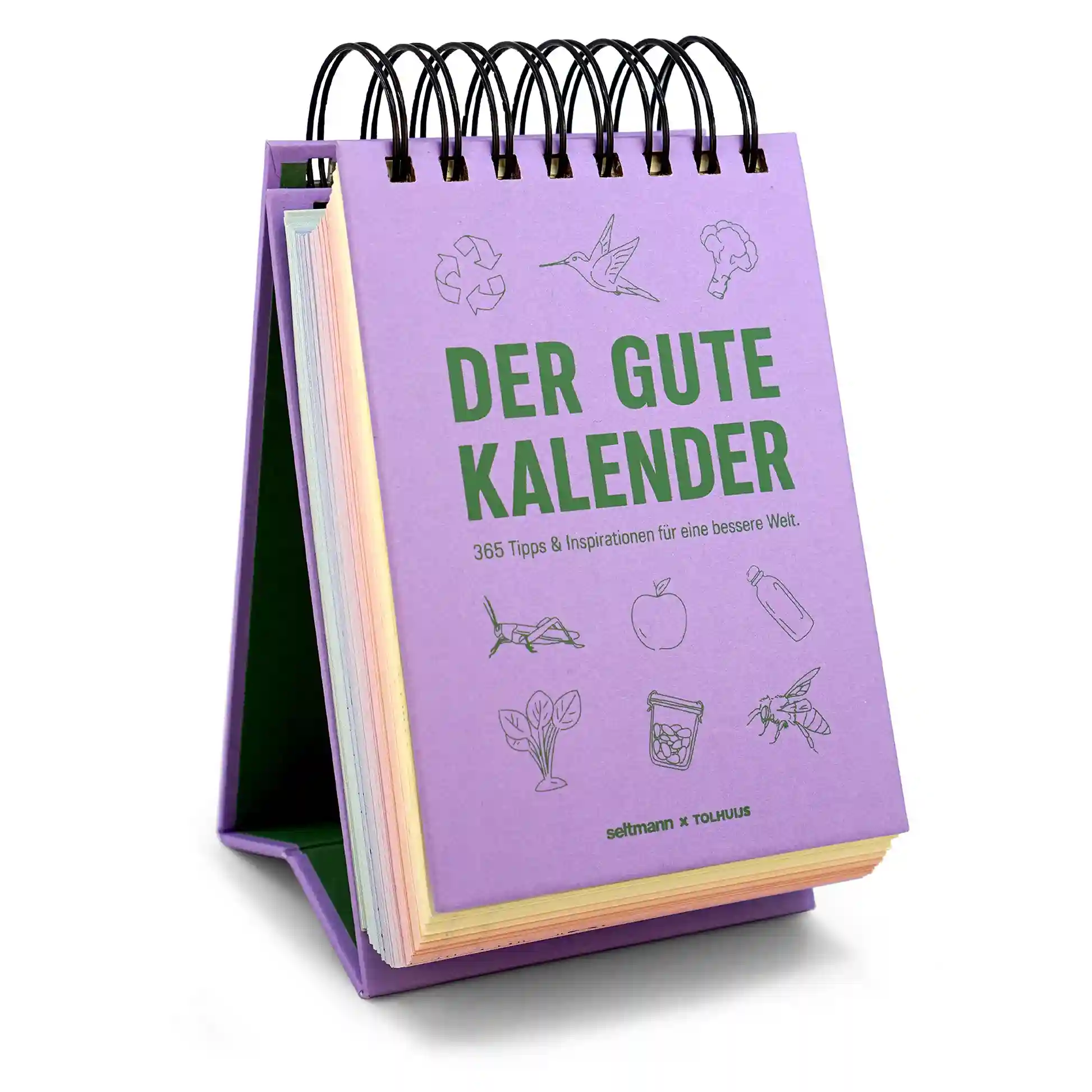 der gute kalender coveransicht von der seite