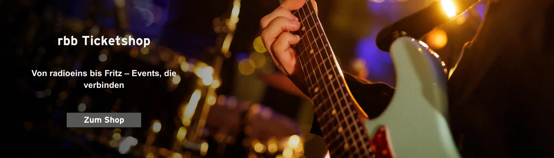 rbb Shop Banner | rbb Ticketshop