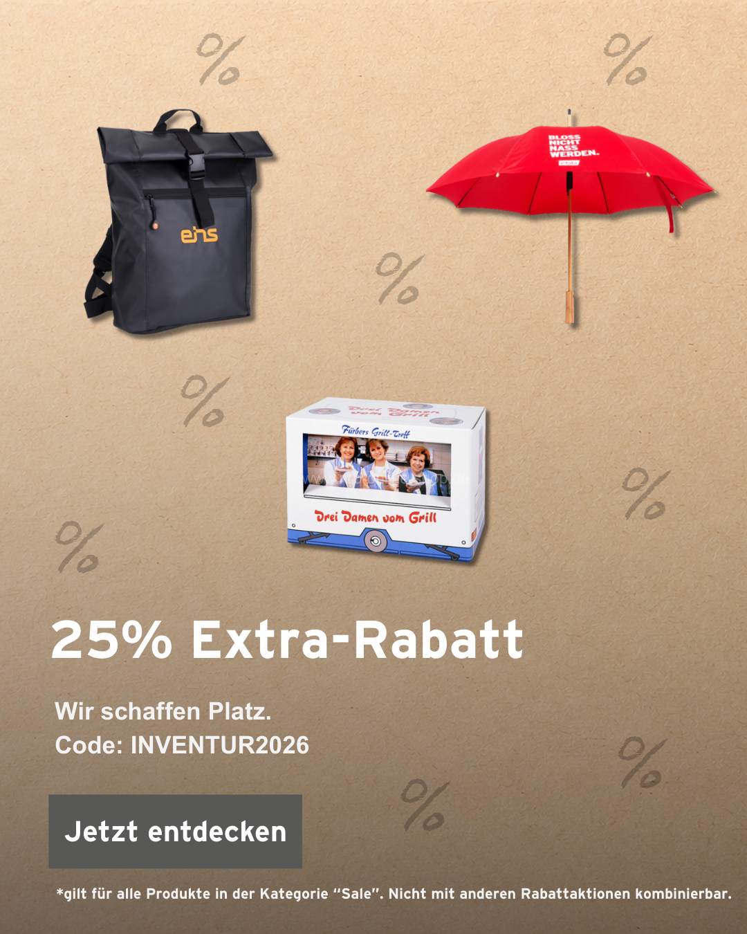 Inventur Sale rbb Shop Banner mobil