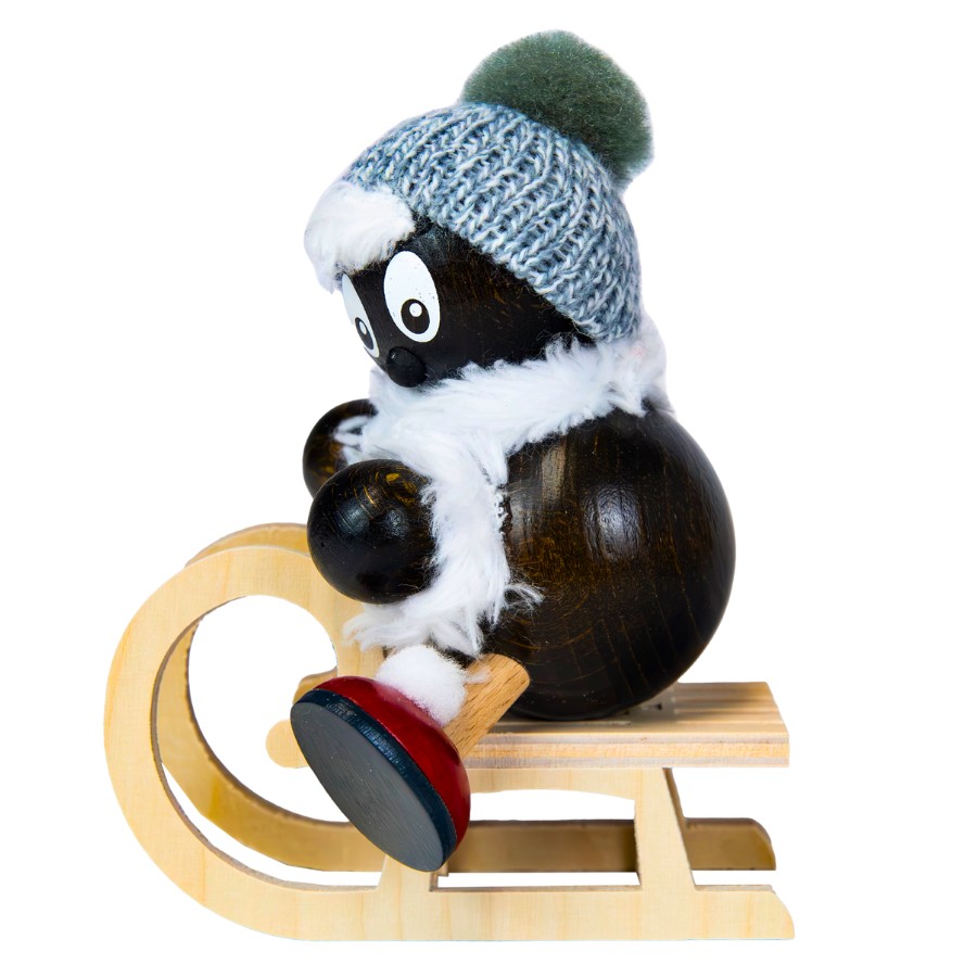 Pittiplatsch auf dem Schlitten (Sammelfigur)