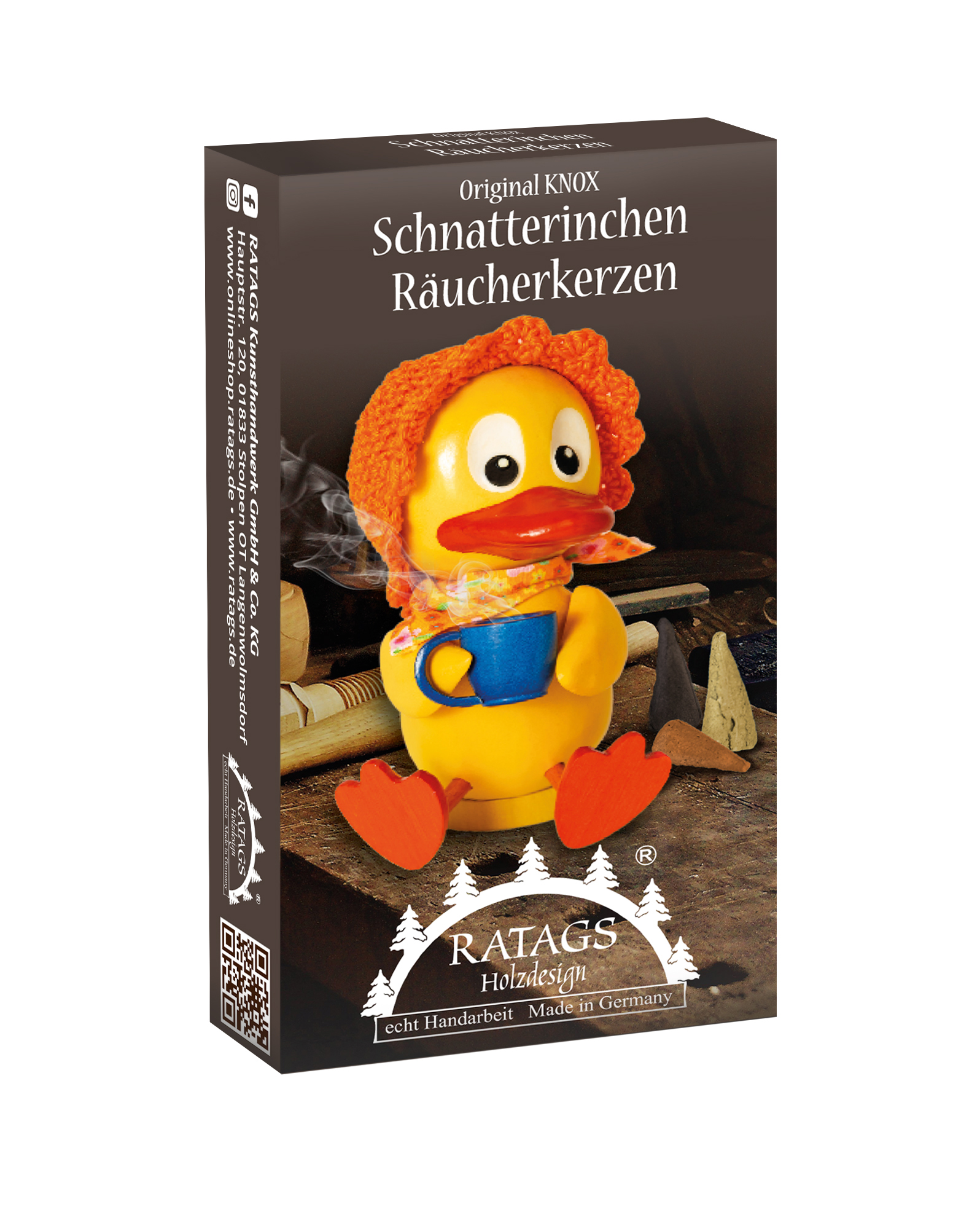 Schnatterinchen - Räucherkerzen Bunte Mischung