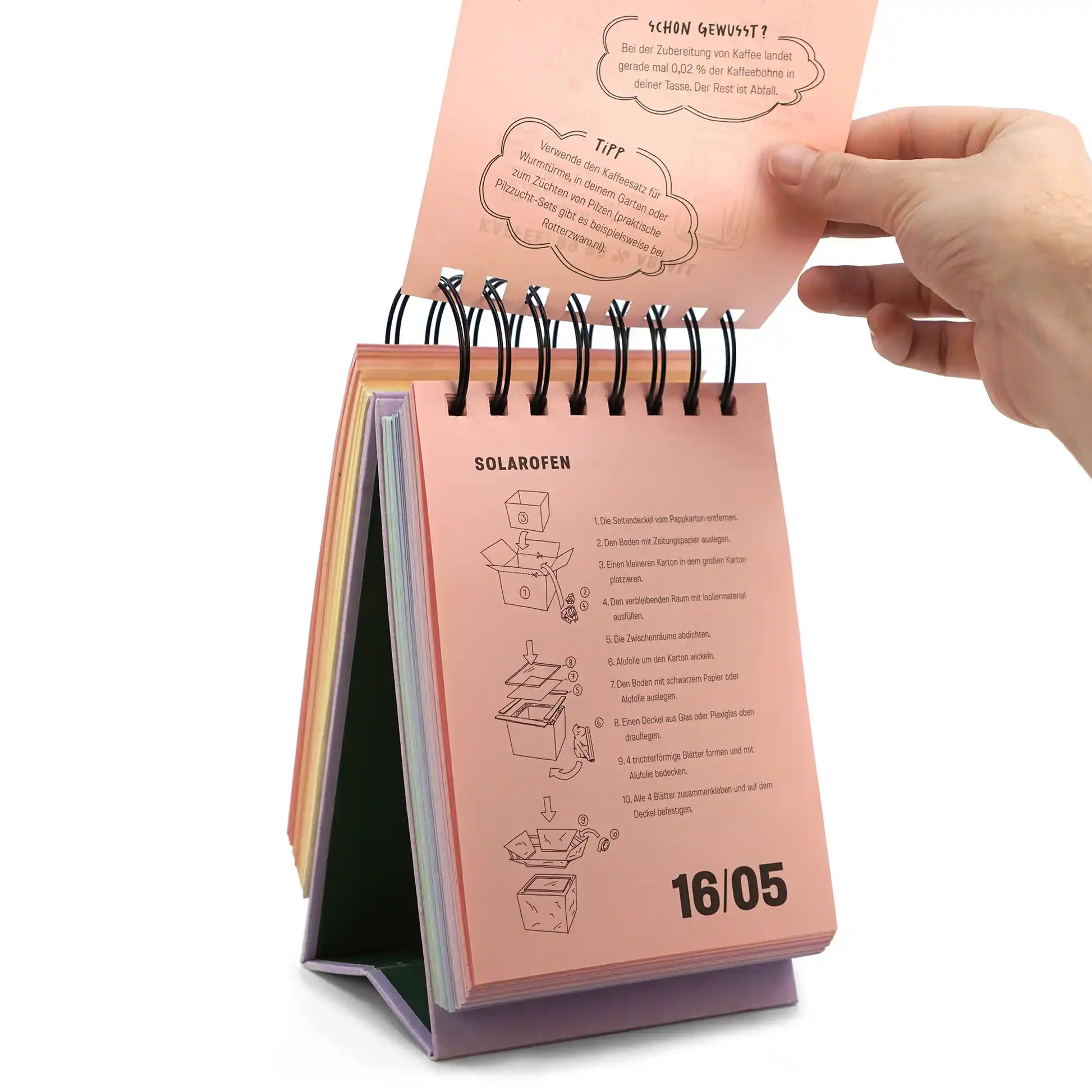 der gute kalender beispielseite mai bild zeigt kalender in anwendung