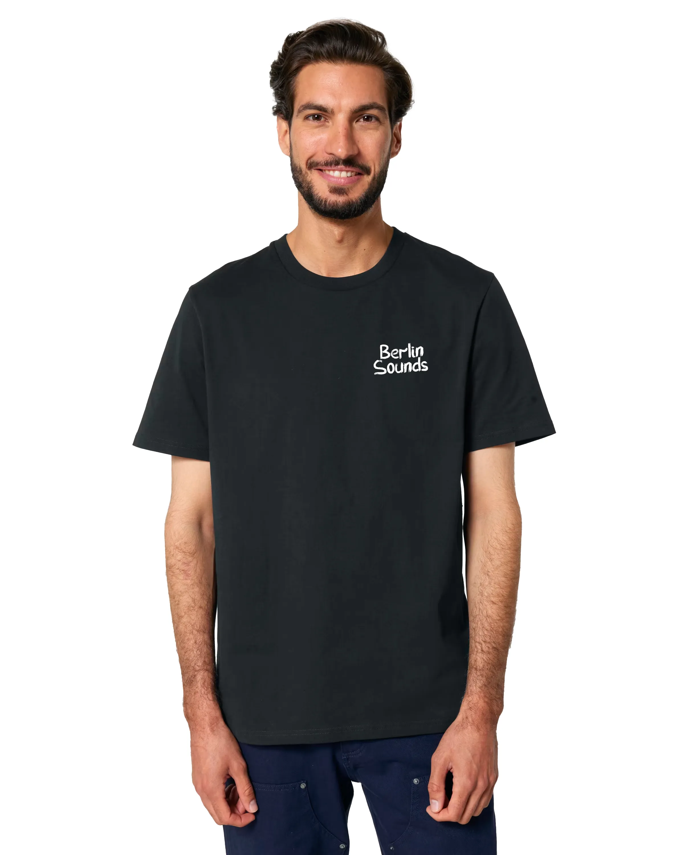 Berlin Sounds T Shirt print small Schwarz