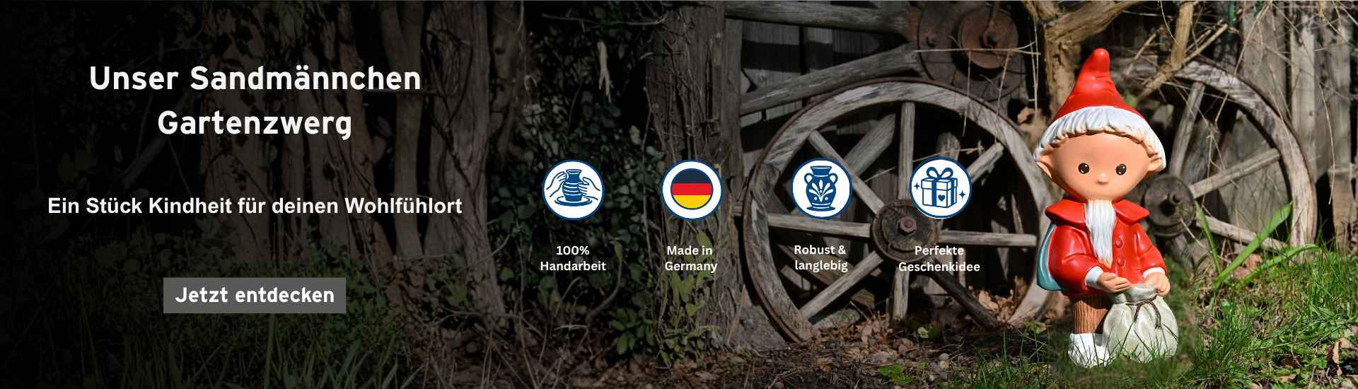 Sandmann Gartenzwerg