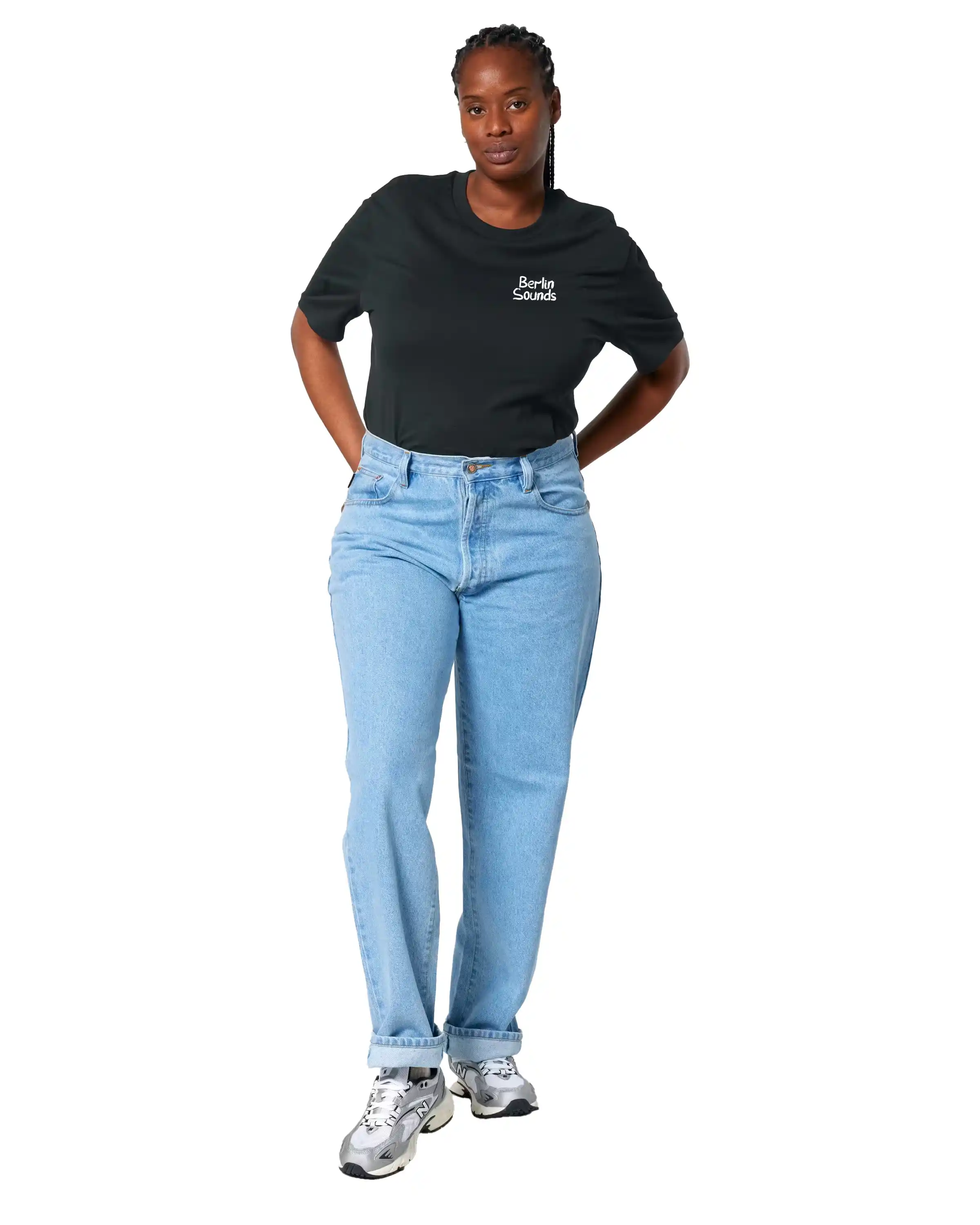 Berlin Sounds T Shirt print small Schwarz