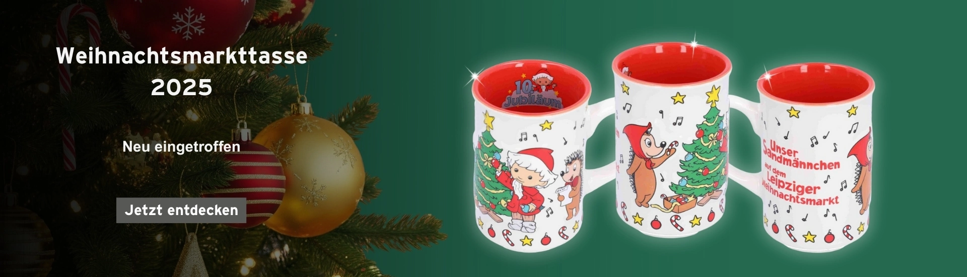 Weihnachtsmarkttasse Leipziger Weihnachtsmarkt Sandmännchen desktop