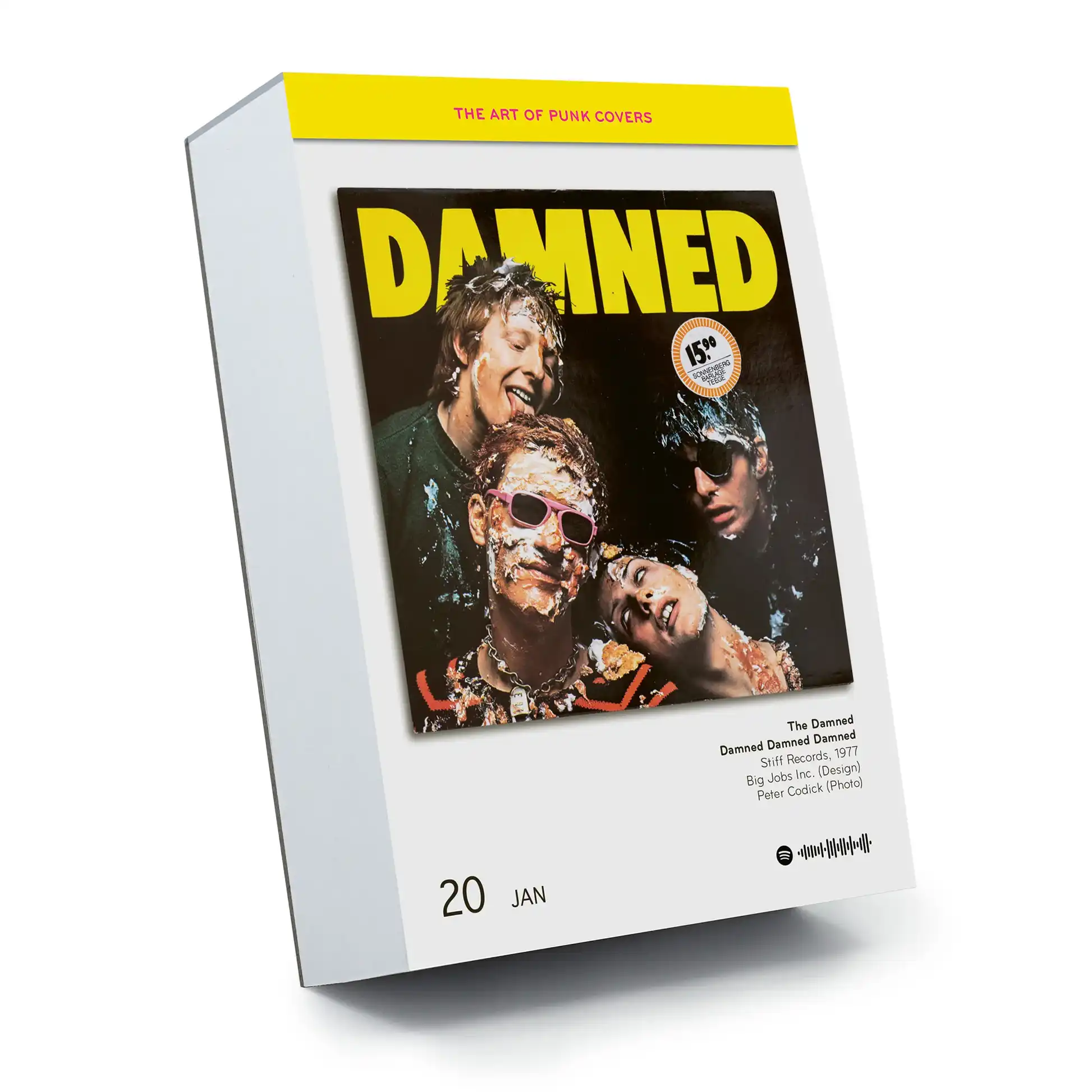 the art of punk covers vol 2 kalender beispielseite januar schraeg