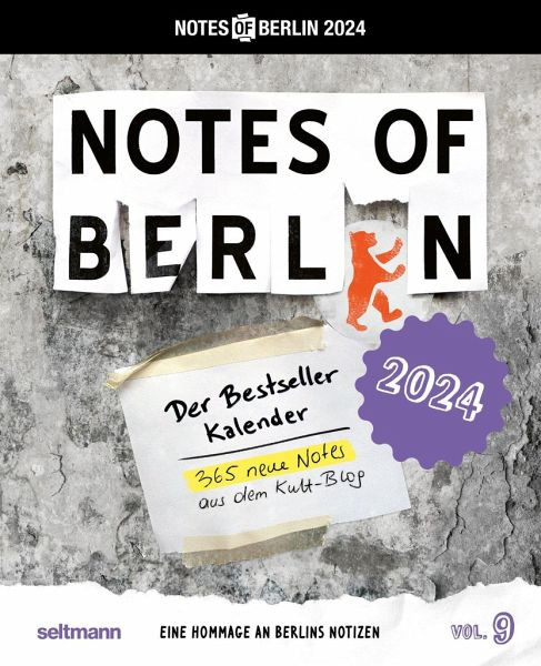 Notes of Berlin - Der Bestseller Kalender (2024)
