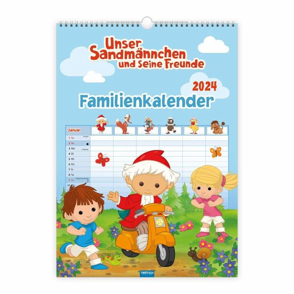 Unser Sandmännchen - Familienplaner XL 2024