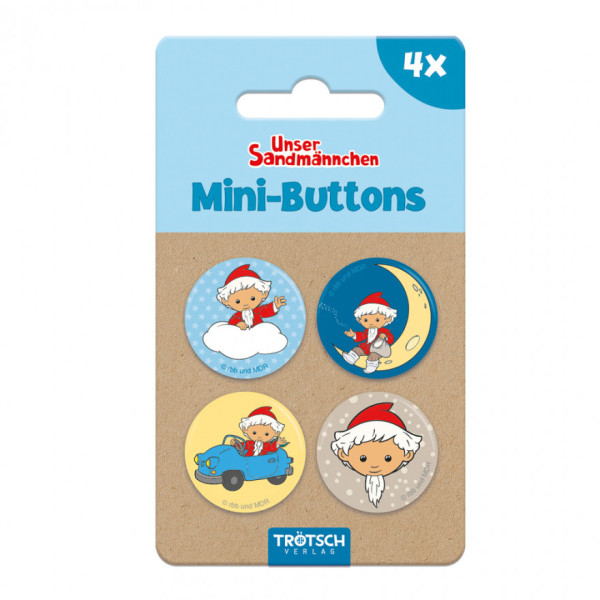 Unser Sandmännchen - Mini-Buttons (4er Set)