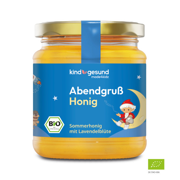 Bio-Sandmännchen Abendgruß Honig für Kinder – kindgesund®